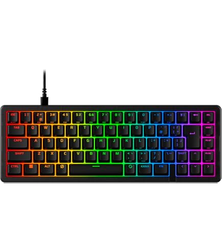 Amazon.co.jp: HyperX Alloy Origins 65 小型 RGBメカニカルゲーミング